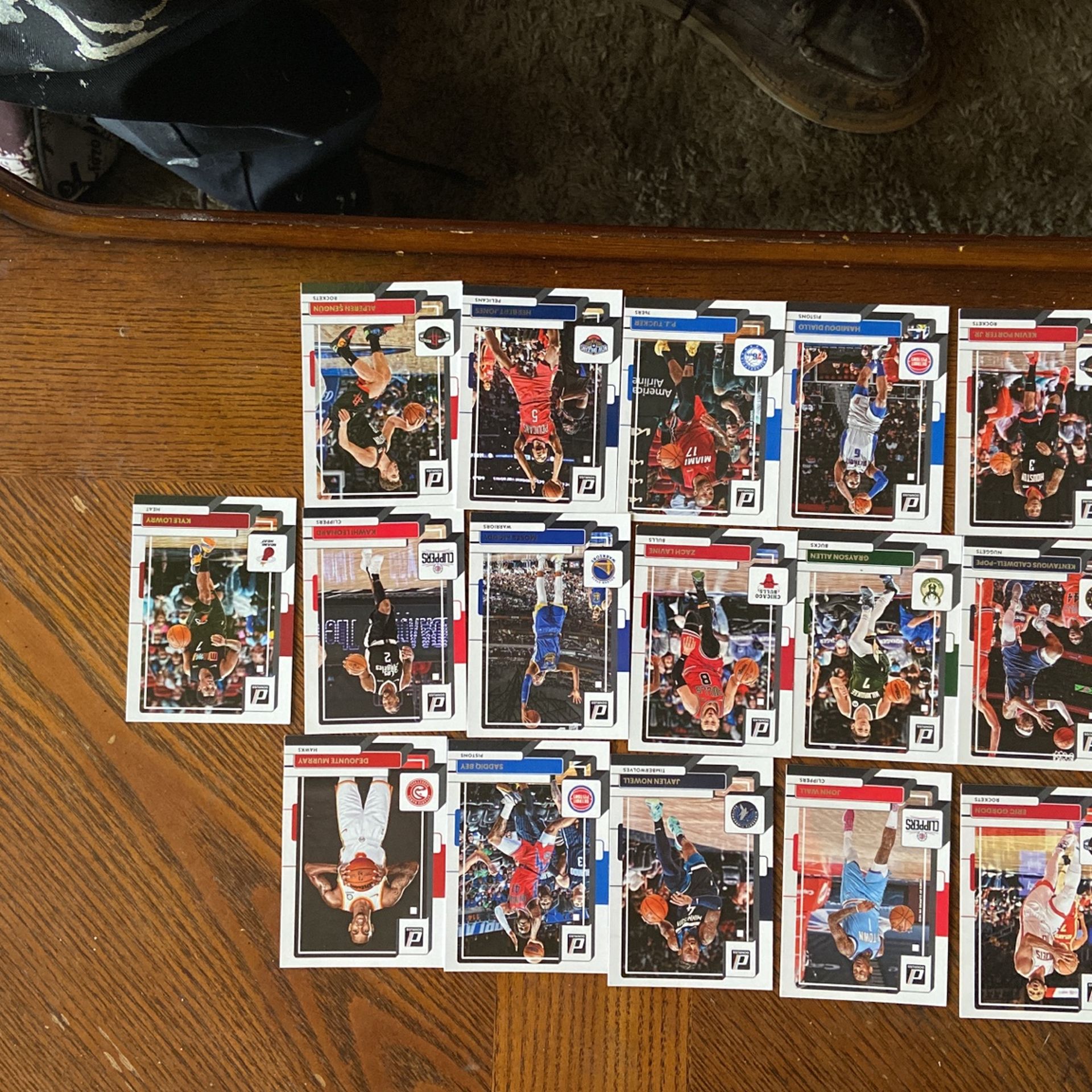 16 Basketball DONRUSS Cards 