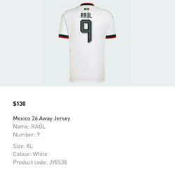 Mexico white jersey