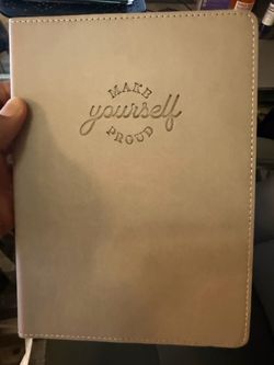 Make Yourself Proud Faux Leather Journal