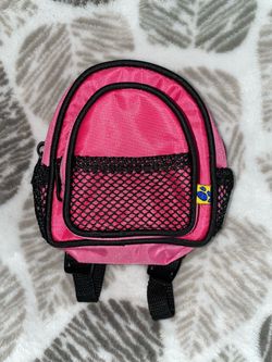 Build a bear pink backpack