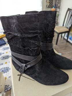 Boots -Black Suede