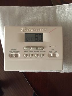 Proselected programmable thermostat.