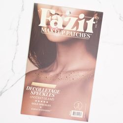 FAZIT Makeup Patches (Gold Decolletage Glitter Makeup Patches) - 3 Sets