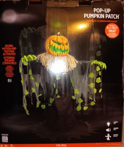 Party City Pop Up Pumpkin Patch Halloween Animatronic