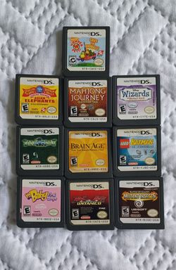 Nintendo DS Lot Of 10 Games 