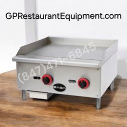 NEW 2ft Commercial Restaurant Flat Top Grill Griddle Thermostat NG Or Lp