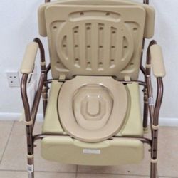 Bedside Commode, Infused with Microban Protection