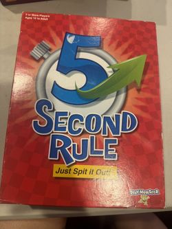 5 Second Rule Board Game