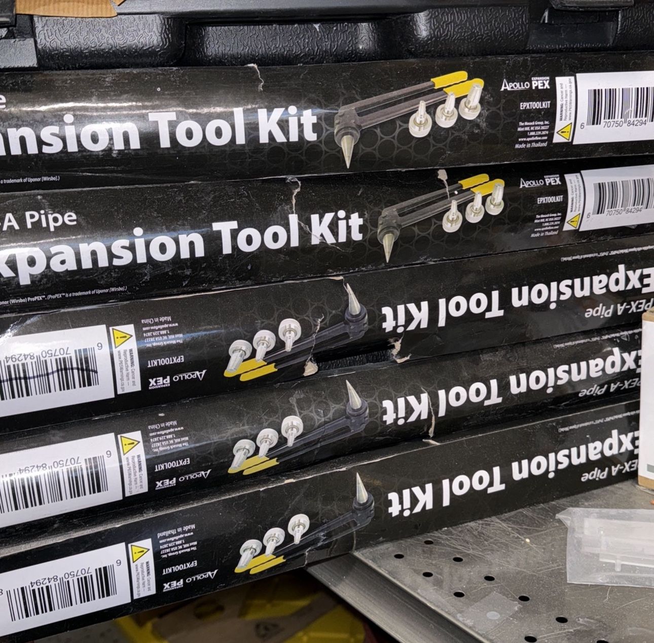 Apollo EPXTOOLKIT Pex-A Expansion Tool Kit with 1/2", 3/4" and 1" Expander Heads