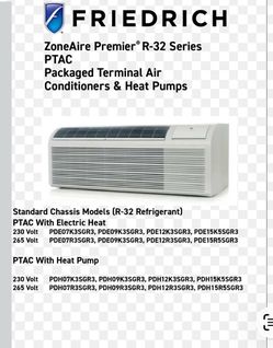 Friedrich ZoneAire Premier R-32 PTAC Unit