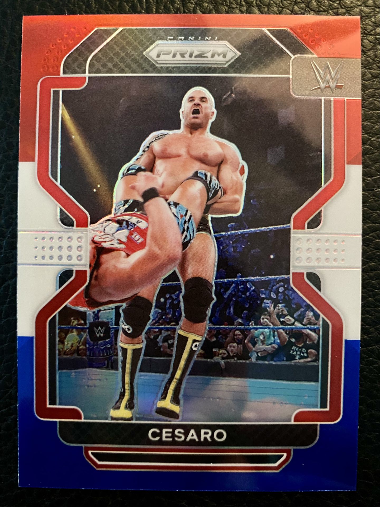 CESARO 2022 Panini Prizm WWE #171 RED WHITE & BLUE PRIZM!