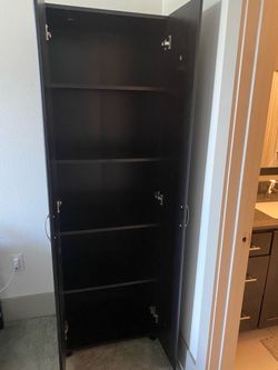 Black Wooden Cabinet