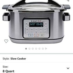 Instant Pot Aura Pro Multi-Use Programmable Slow Cooker with Sous Vide, 8 Quart, No Pressure Cooking Functionality