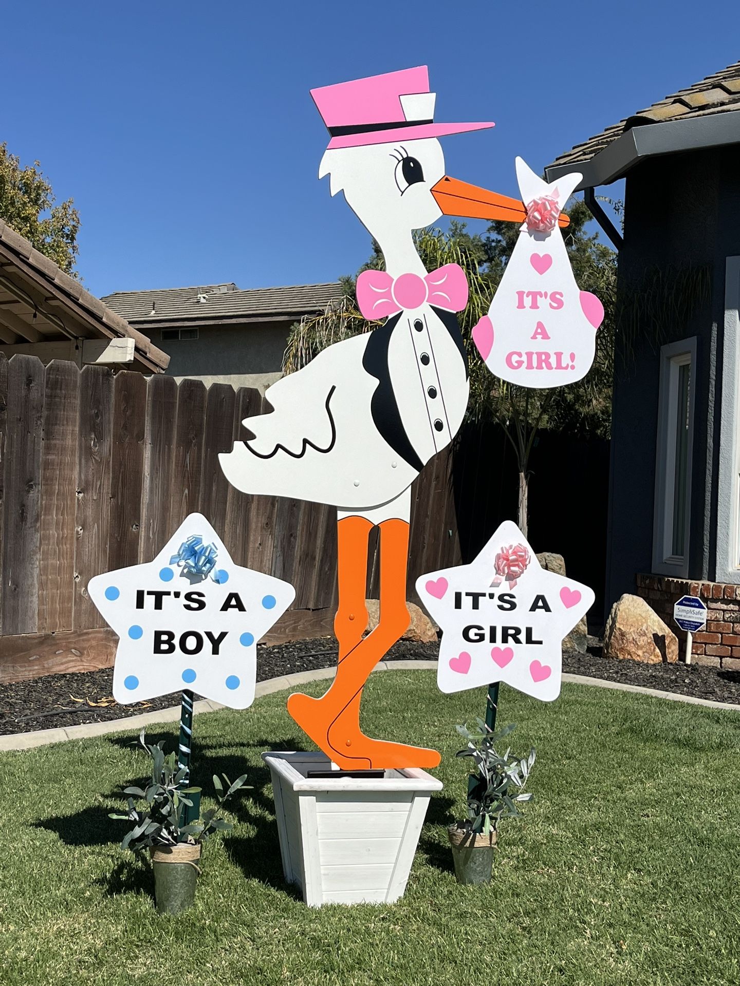 Celebrate With A 6’ Stork