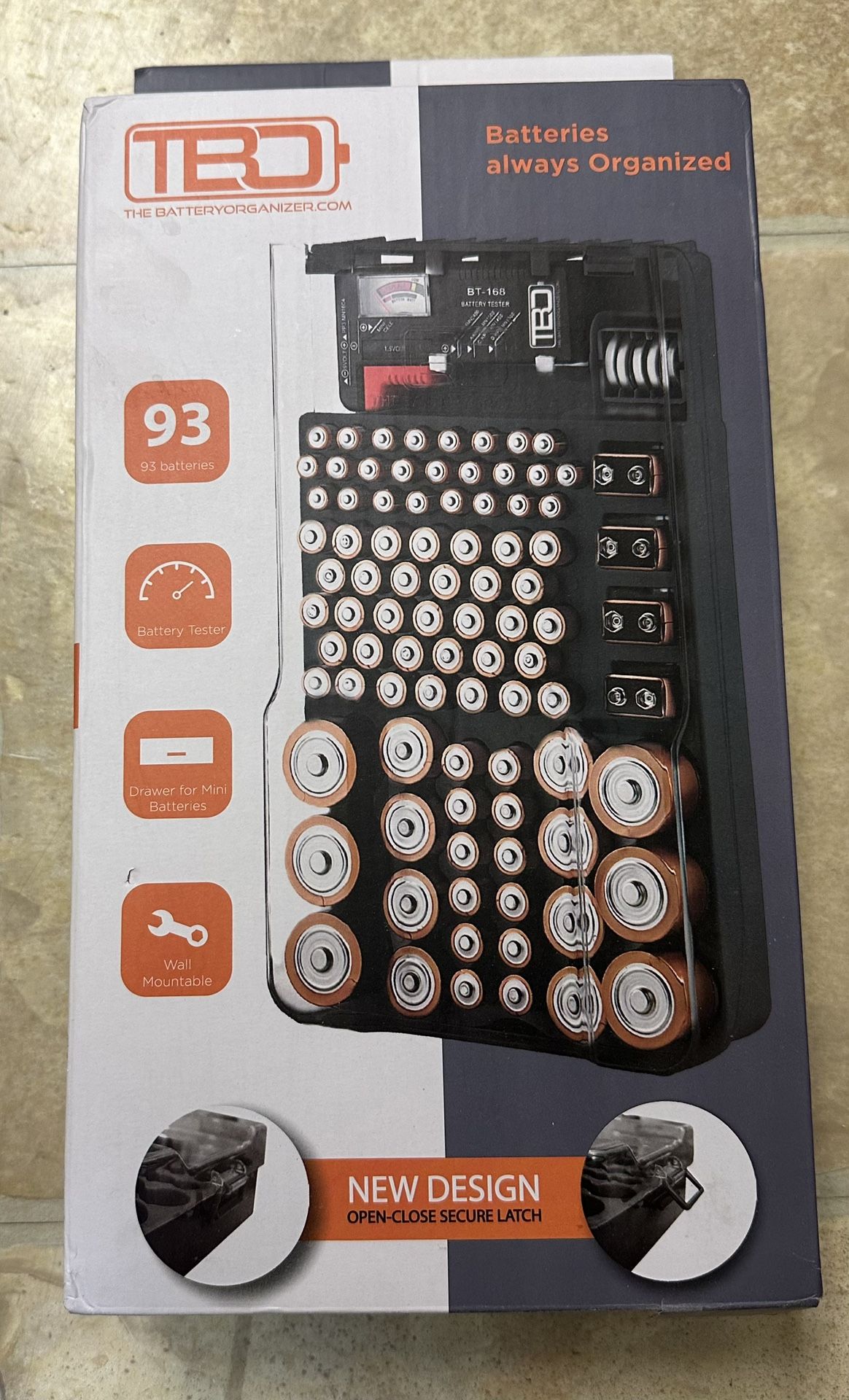 Battery Organizer, Holds 93 Batteries And Comes With Tester As Well. I Believe This Retails For About $24.