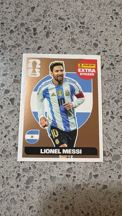 Messi Gold Extra Sticker Panini World Cup 2026