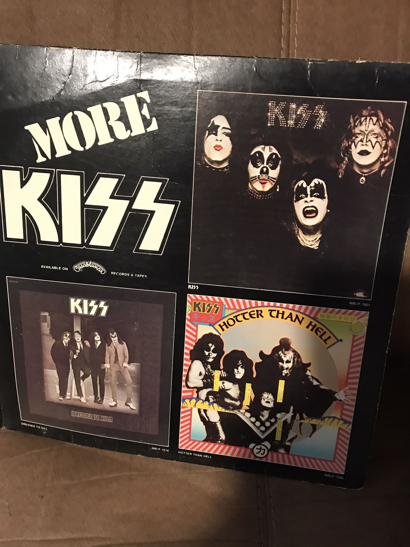 KISS ALIVE! DOUBLE VINYL RECORDS 1975