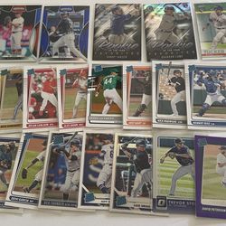 Lot Of 19 Baseball ROOKIE Cards Donruss Optics, Bowman Chrome And Panini Prizm. $15