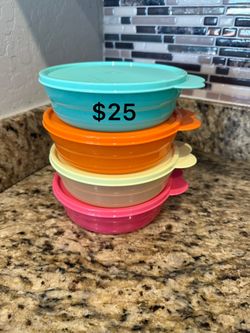 Tupperware Cereal Bowl With Lids