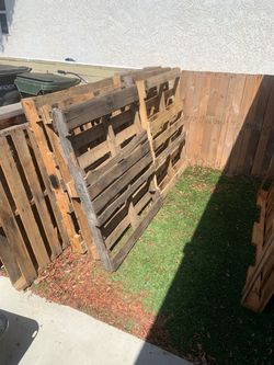 Wooden pallets. Free.