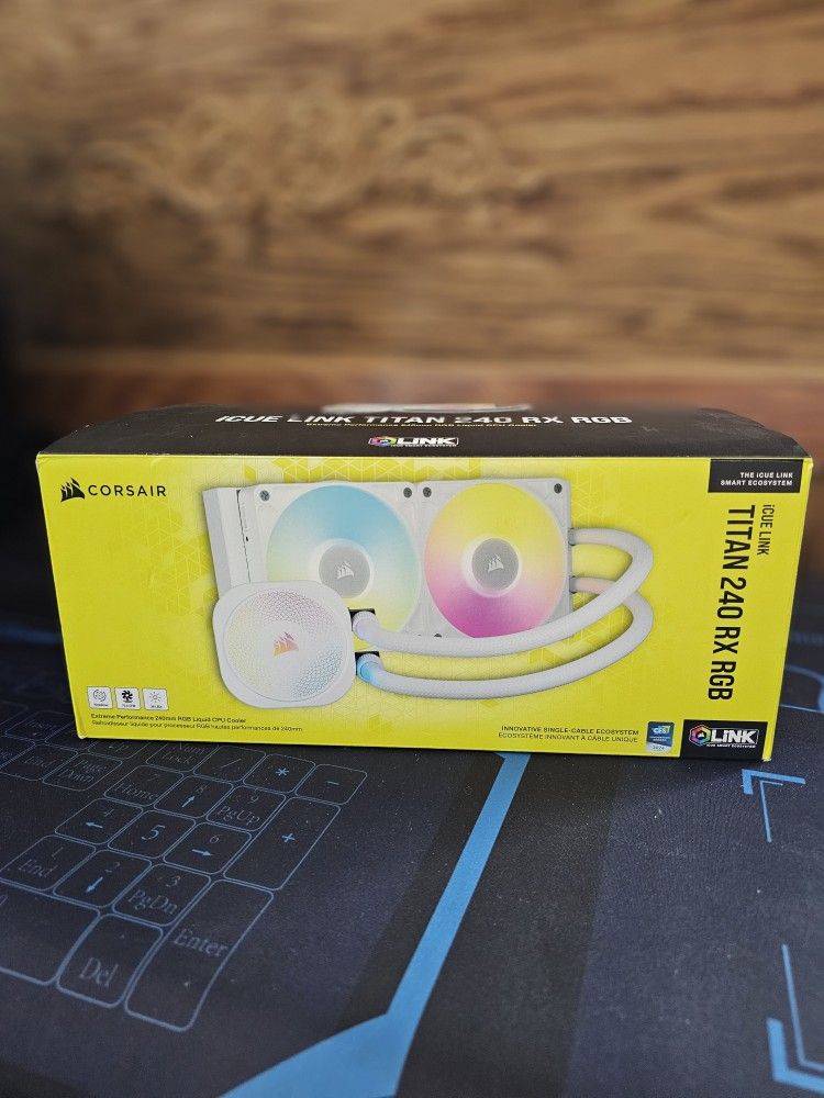 🌀 Corsair Titan 240 RX RGB AIO Cooler - Slightly Used ❄️🌈