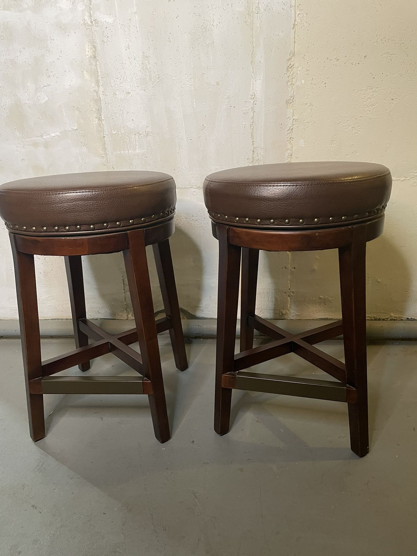 Pier 1 Imports Backless Stools (Set of 2)