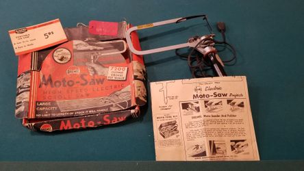 Vintage Moto-Saw Dremel Scroll