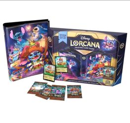 Ravensburger Disney Lorcana TCG: Azurite Sea Stitch Collector's Gift Set | Deluxe Collectible Set with Over 200 Art Pieces
