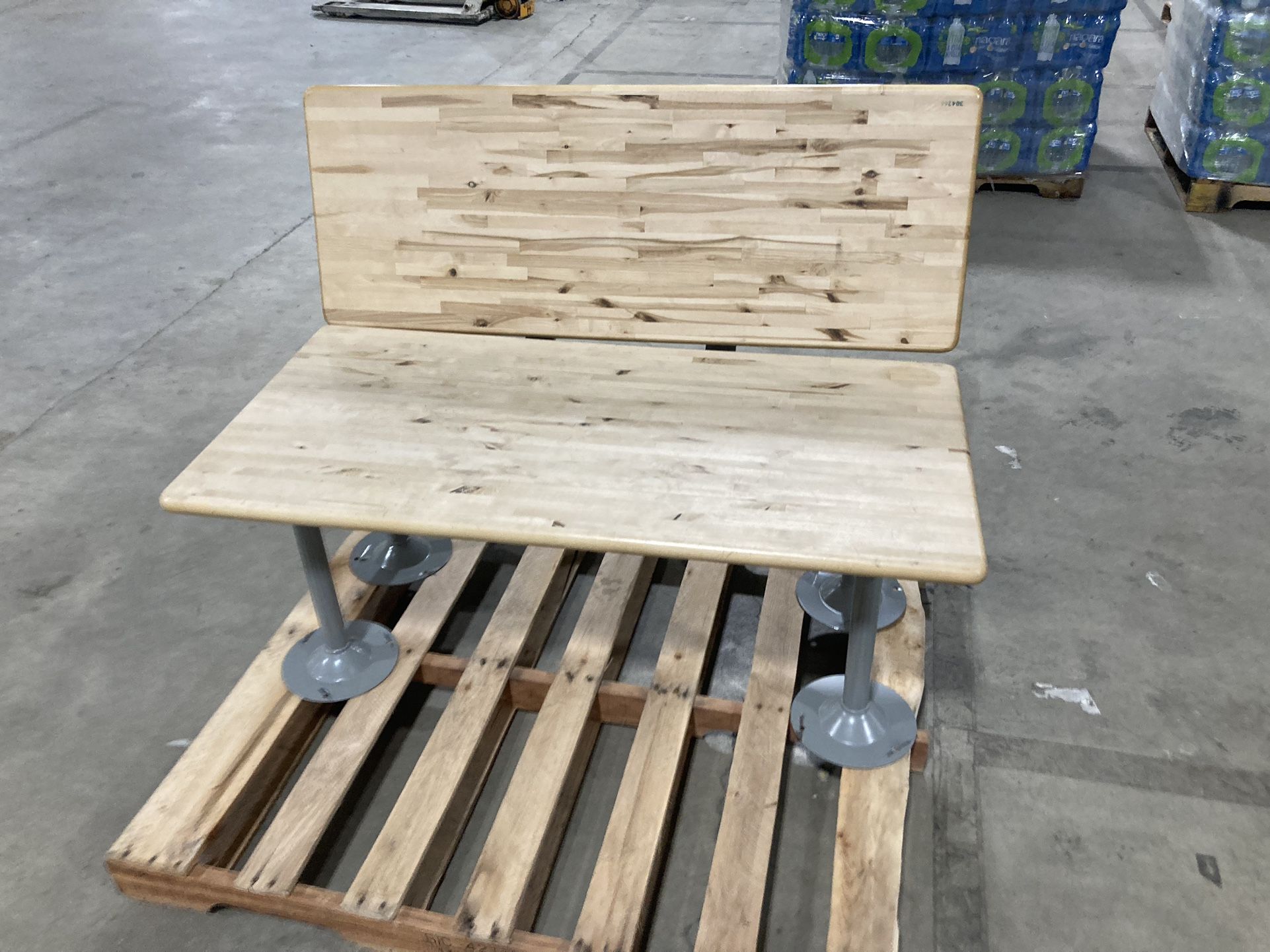 LARGE HEAVY DUTY WOODEN BENCH