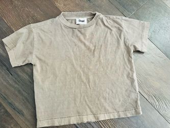 Elwood Kids Oversized Tee - Taupe Brown