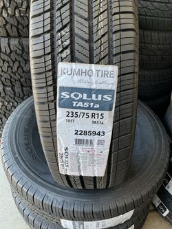 235 75 15 Kumho solus TA51a