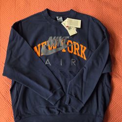 New Mens Size L nike pullover sweater new york