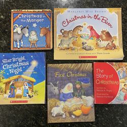 Christian Kids Christmas Books Lot of 5