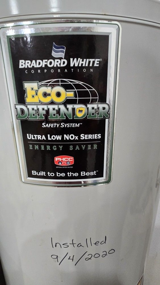 Bradford White Eco Defender Water Heater