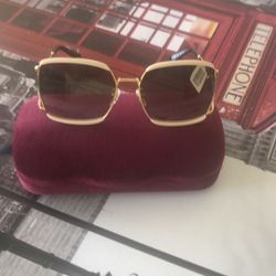 Gucci square frame glasses