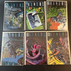 ALIENS #1-6 Complete Comic Set 1st App Xenomorphs & Alien Queen In Comics VF