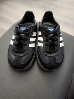 Adidas Samba OG Infant Toddler Shoes Black White Gum Size 5K