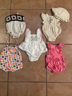 Baby Girl Romper Bundle