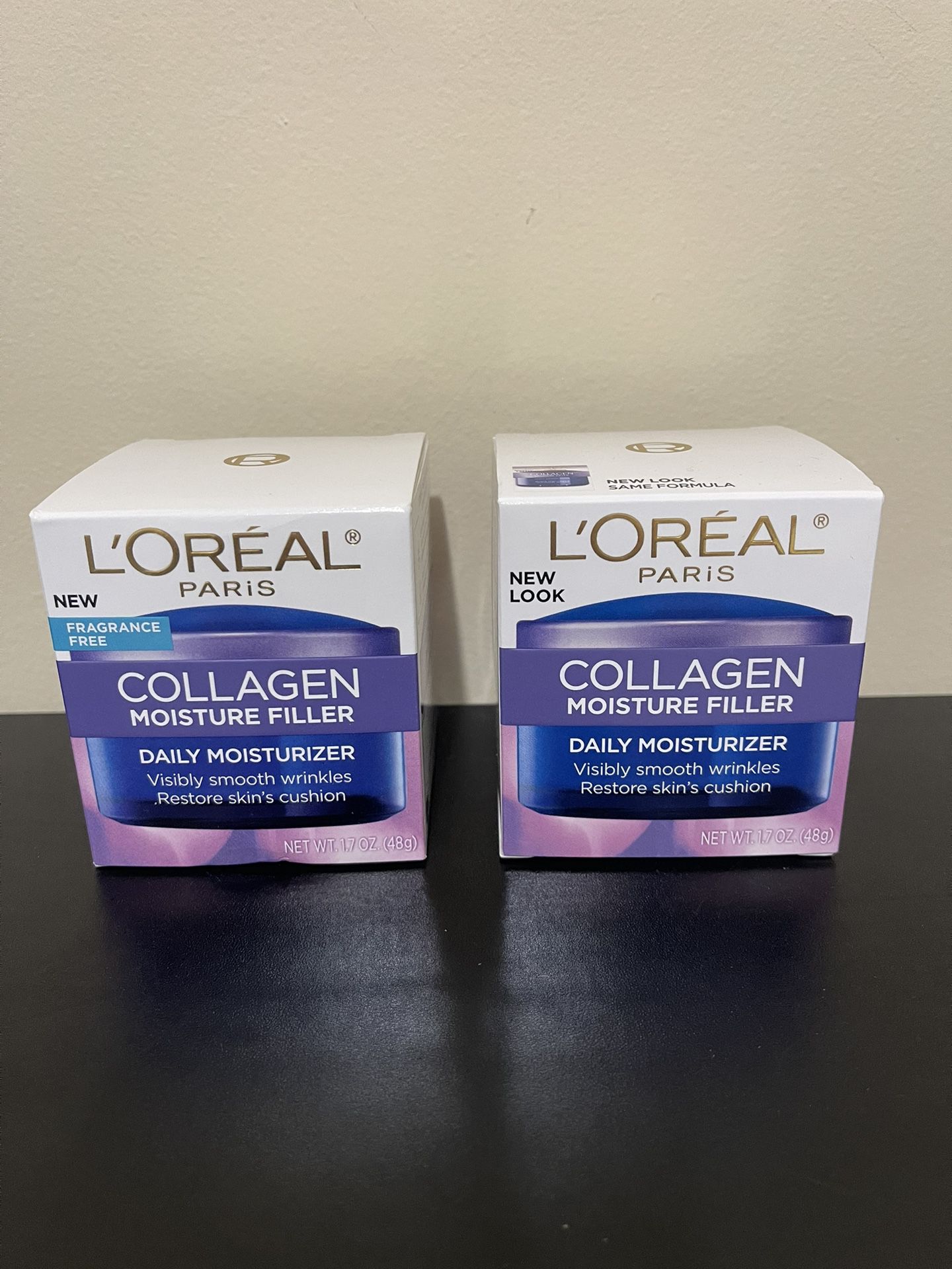 Lot Of 2 L’Oréal  Collagen Moisture Filler Daily Moisturizer 