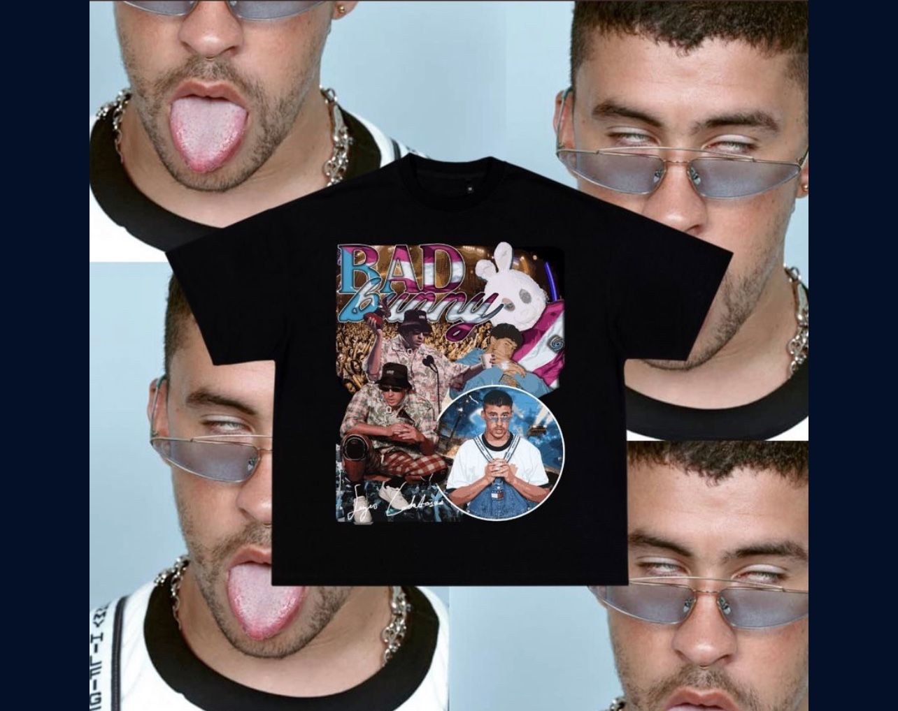 XL bad bunny tee