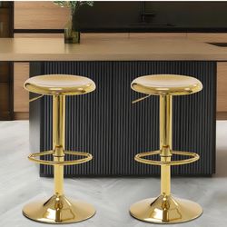 MRITWALL stools (Qty  2)  Golden NEW!!!! 