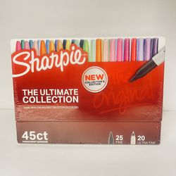New Sharpie - The Ultimate Collection Permanent Markers - 45 Piece