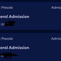 2 Sombr tickets GA