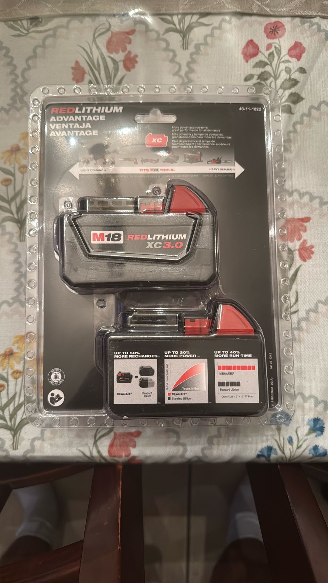 milwaukee m18 batteries brand new