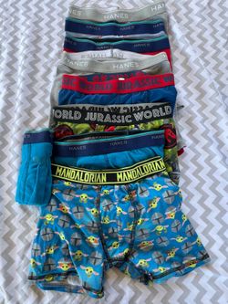 Hanes boxer briefs size boys 8/10