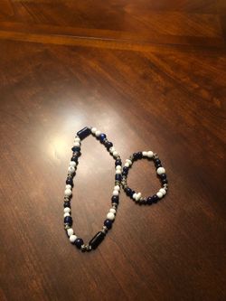 Beads necklace & bracelet