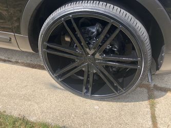 Blacked out rims