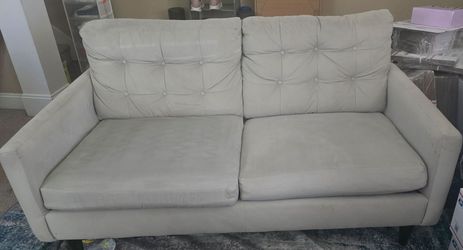 Gray  loveseat