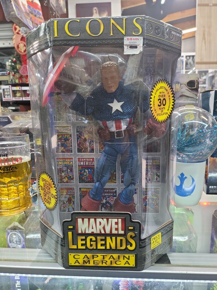 ICONS MARVEL LEGENDS 12 INCH. CAPTAIN AMERICA 2006 Series