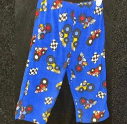 New 18 Month Fleece Race Car Pajama Pants